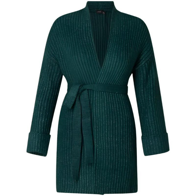 Yest Sylvana Essential Dark Pine Green Cardigan