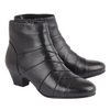 Lotus Tara Black Ankle Boots