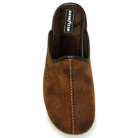 Lunar Goodyear Tees Brown Mule Slippers