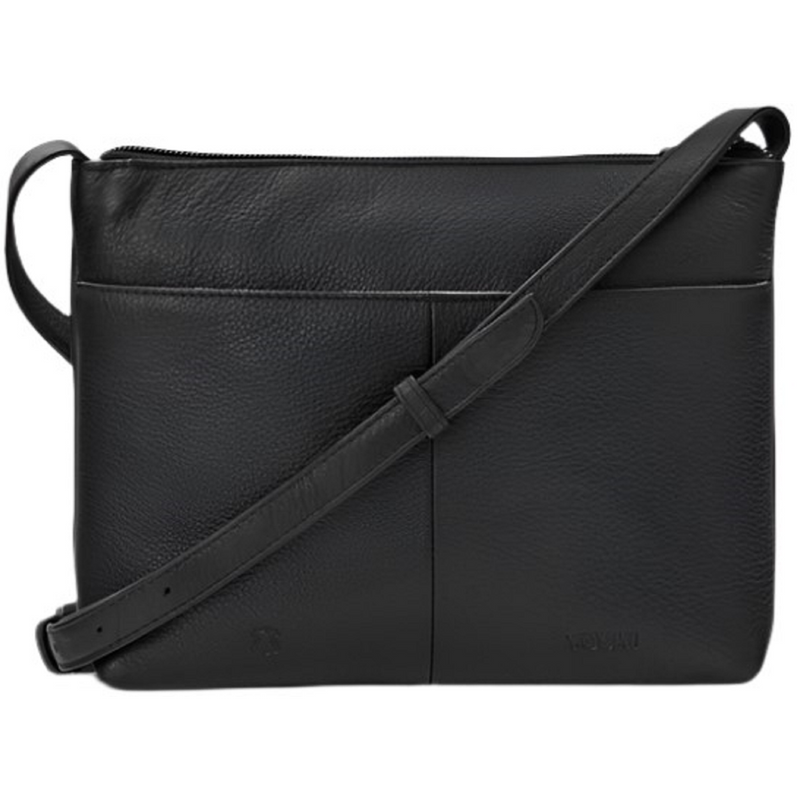 Yoshi The Craft Room Black Leather Cross Body Bag