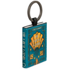 Yoshi The Great Gatsby Book Cover Vegan Teal Leather Keyring