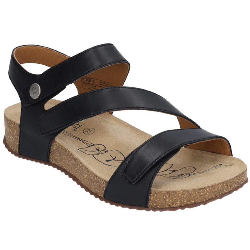 Josef Seibel Tonga 25 Schwarz Sandals (Cristal)