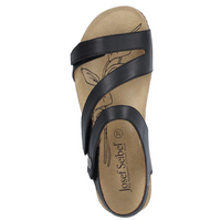 Josef Seibel Tonga 25 Schwarz Sandals (Cristal)