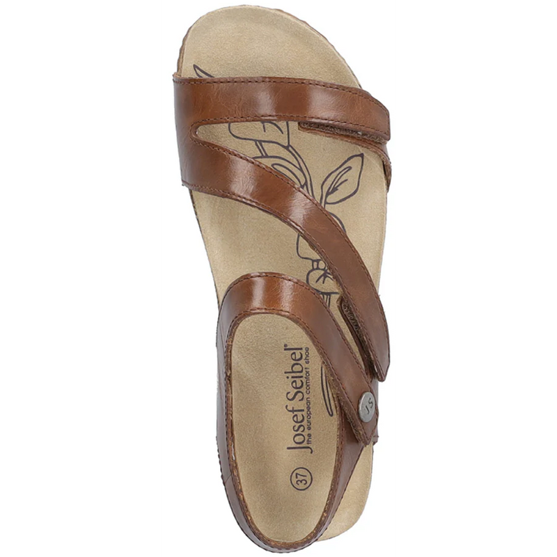 Josef Seibel Tonga 25 Camel Sandals (Cristal)