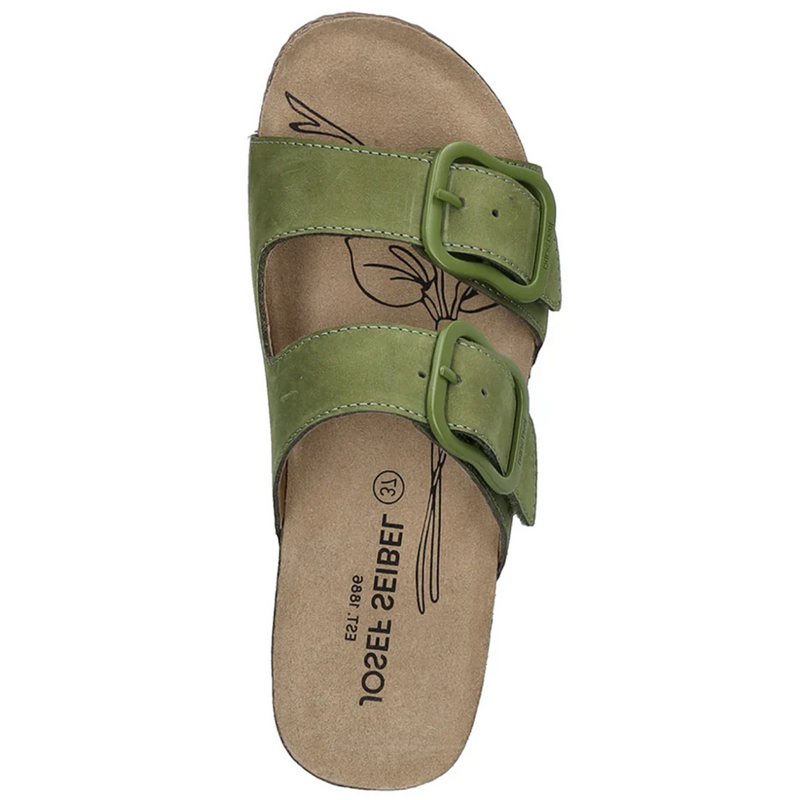 Josef Seibel Tonga 64 Khaki Sandals (Bark)