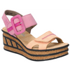 Rieker 68176-31 (Tortoise) Aprikot Lipstik Fuchsia Sandals