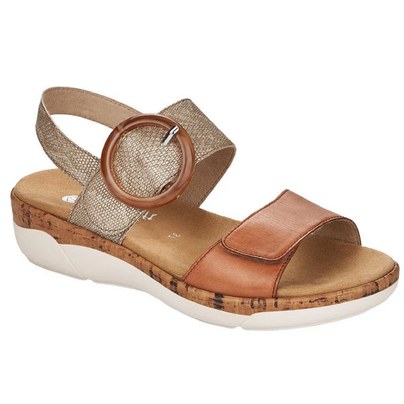 Remonte R6853 (Toulouse) Noccia Metallic Sandals