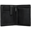 Yoshi Traditional Extra Capacity Black Leather Wallet