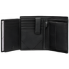 Yoshi Traditional Extra Capacity Black Leather Wallet