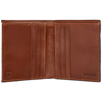 Yoshi Two Fold North South Brown Leather Wallet