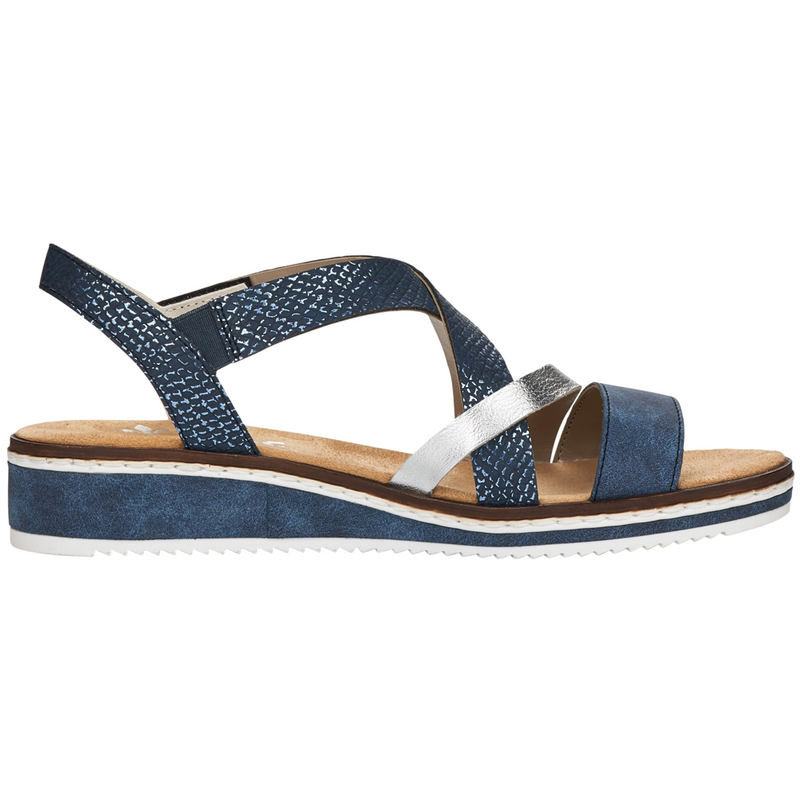 Rieker V3663-14 (Noisette) Baltik Silber Sandals