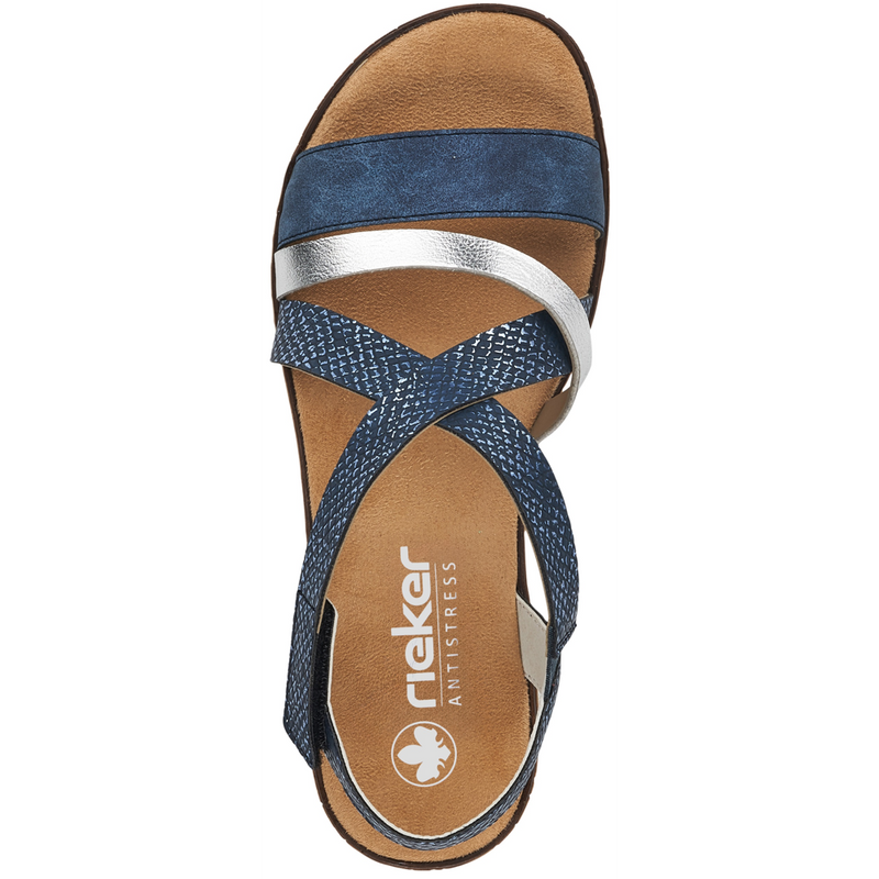 Rieker V3663-14 (Noisette) Baltik Silber Sandals