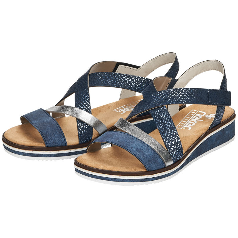 Rieker V3663-14 (Noisette) Baltik Silber Sandals