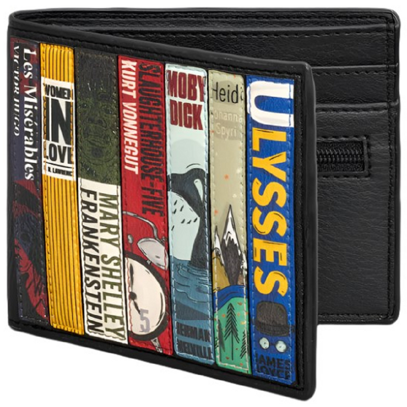 Yoshi Vegan Leather Bookworm Black Wallet