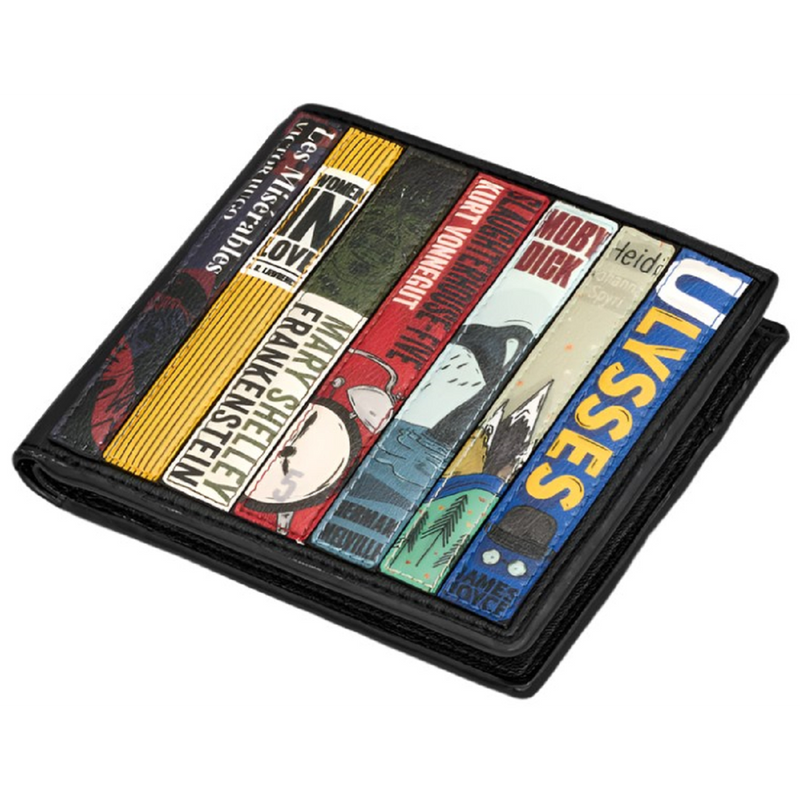Yoshi Vegan Leather Bookworm Black Wallet