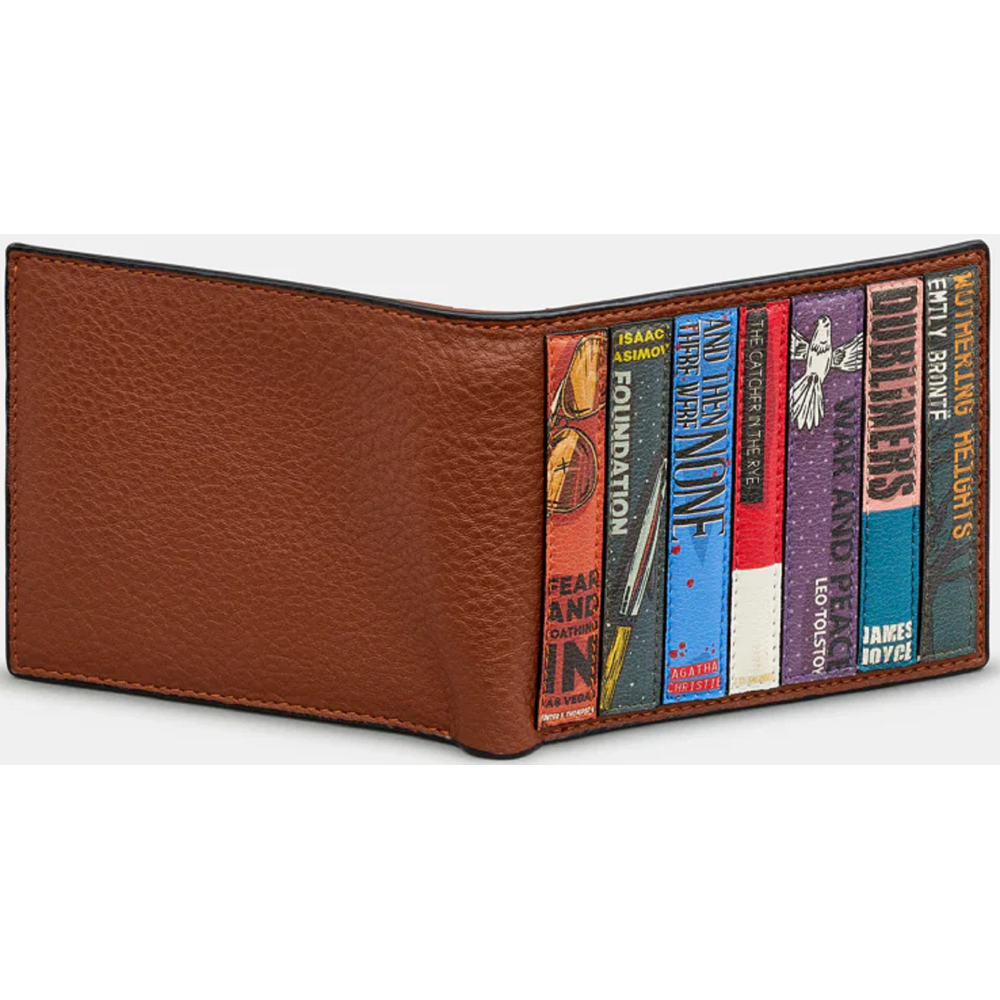 Yoshi Vegan Leather Bookworm Brown Wallet