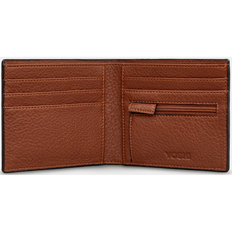 Yoshi Vegan Leather Bookworm Brown Wallet