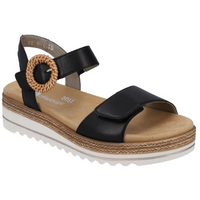 Remonte D0Q52 (Volcano) Black Sandals