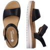 Remonte D0Q52 (Volcano) Black Sandals