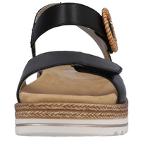 Remonte D0Q52 (Volcano) Black Sandals