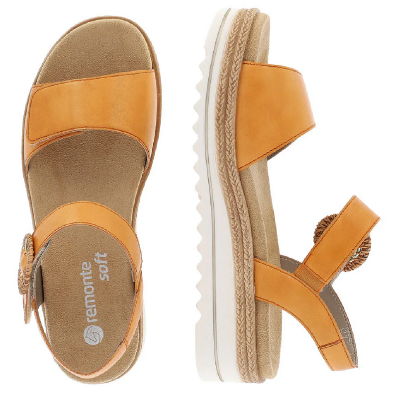 Remonte D0Q52 (Volcano) Mandarine Sandals