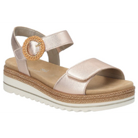 Remonte D0Q52 (Volcano) Copper Sandals