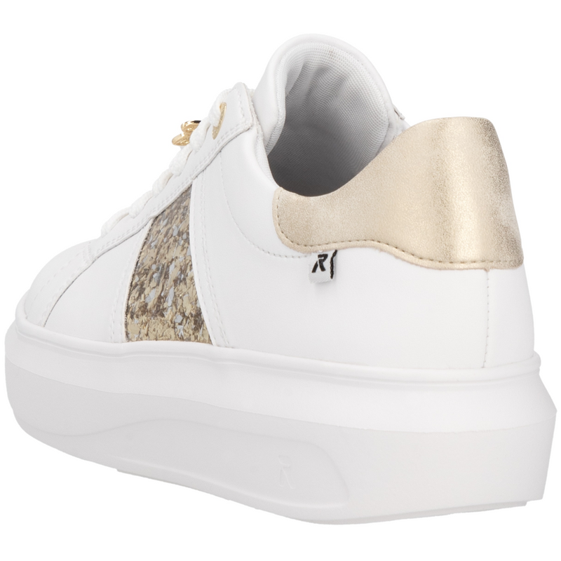 Rieker W1202-82 (Glitz) Weiss Trainers