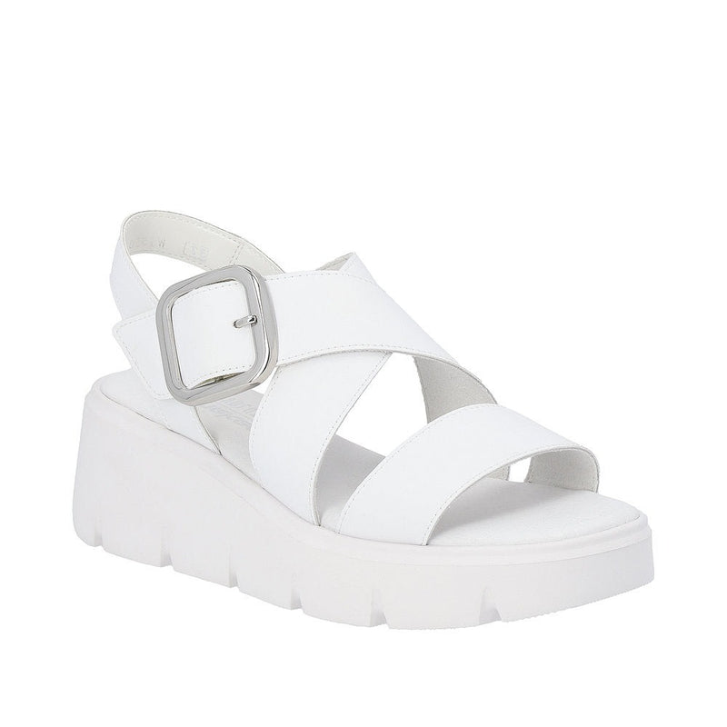 Rieker W1550-80 (Diva) White Sandals