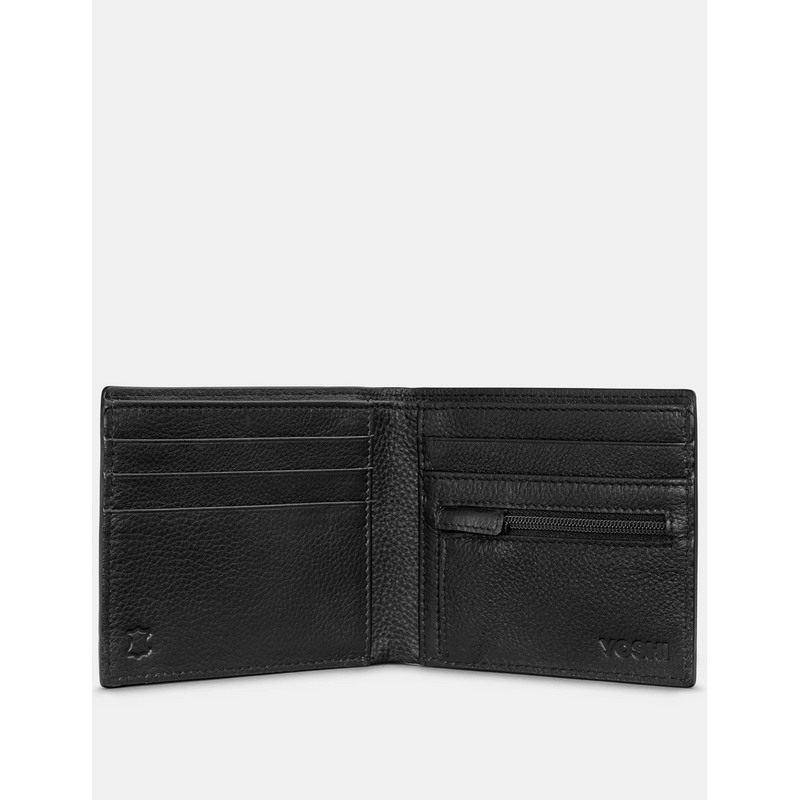 Yoshi Be Kind Rewind Black Leather Wallet