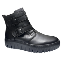 Waldlaufer H-Livia Black Ankle Boots