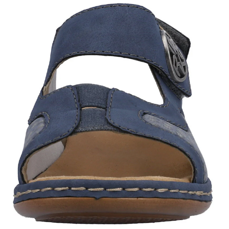 Rieker 65989-15 (Walder) Jean Light Blue Sandals