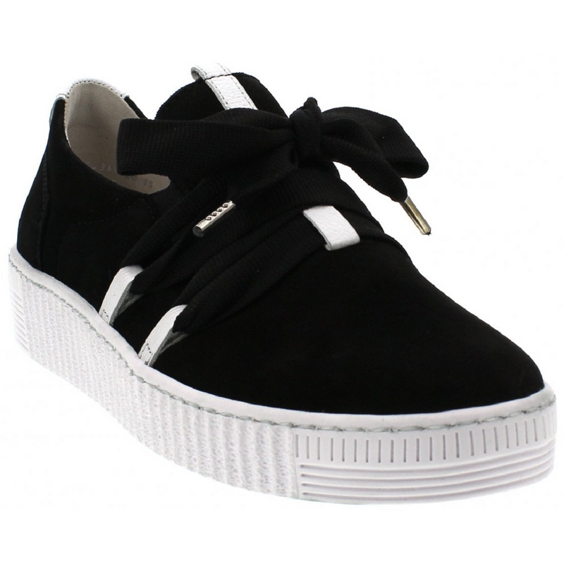 Gabor Waltz Black Suede Trainers