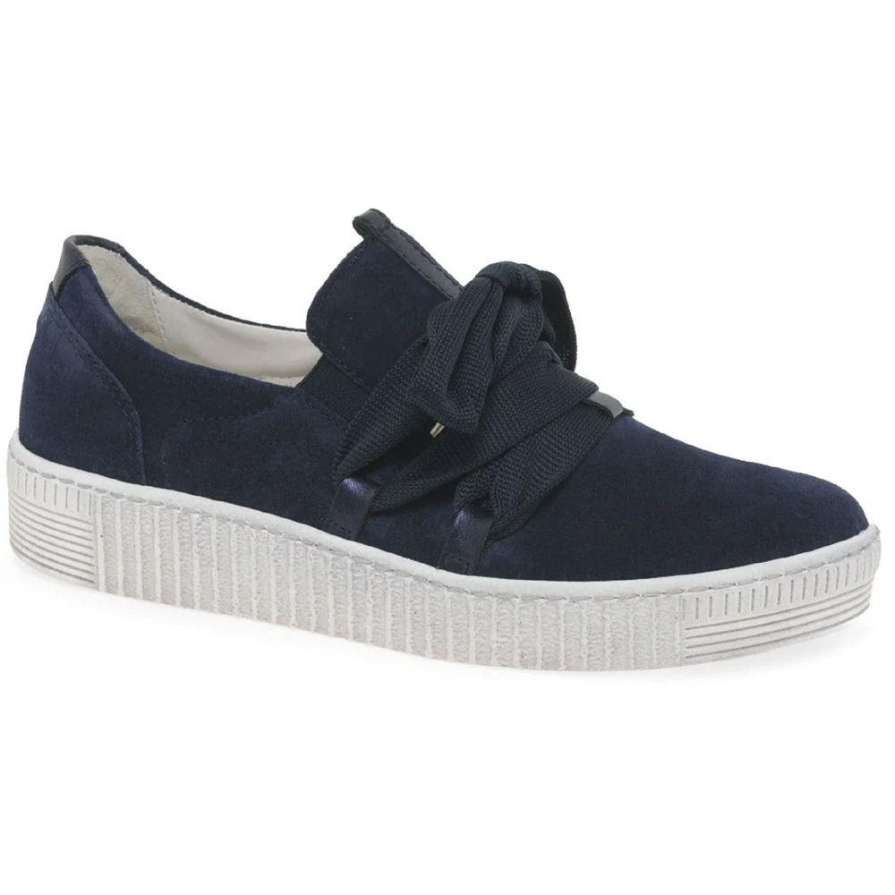 Gabor Waltz Marine Suede Trainers