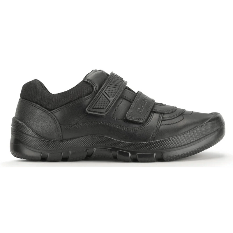 Start Rite Rhino Warrior Black Leather School Shoes