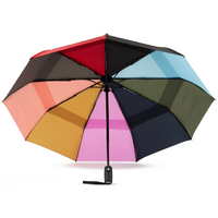 Roka Waterloo Bright Rainbow Recycled Nylon Umbrella