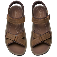 Clarks Wesley Shore Beeswax Leather Sandals