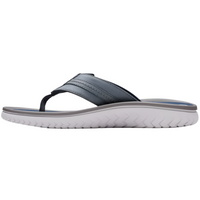 Clarks Wesley Sun Navy Leather Sandals