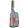 Roka Willesden B Recycled Canvas Multi Stripe Bag