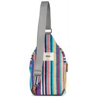 Roka Willesden B Recycled Canvas Multi Stripe Bag