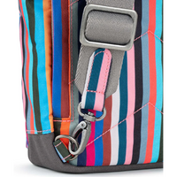 Roka Willesden B Recycled Canvas Multi Stripe Bag