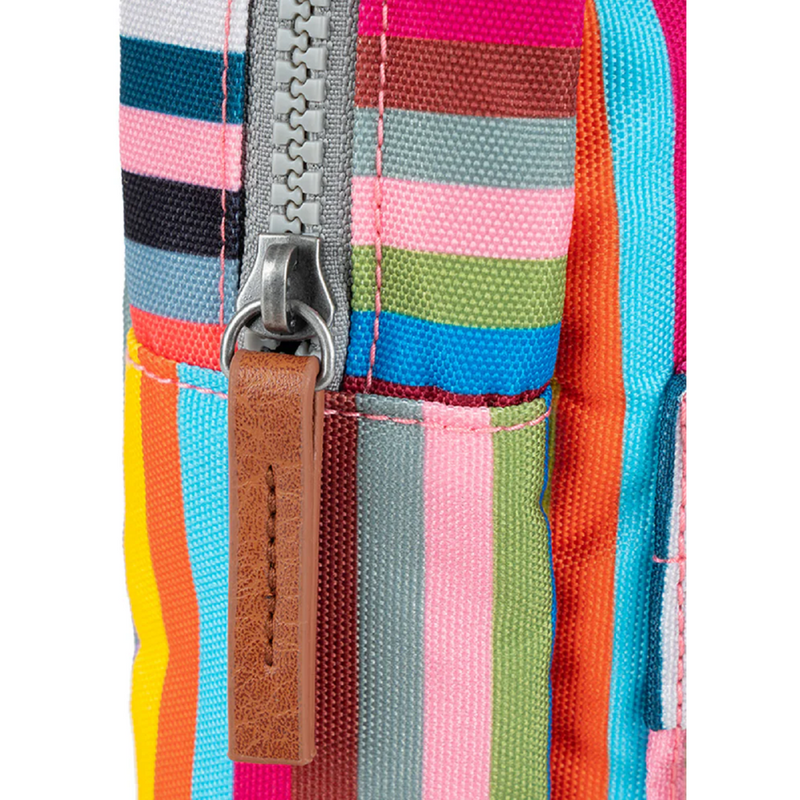 Roka Willesden B Recycled Canvas Multi Stripe Bag