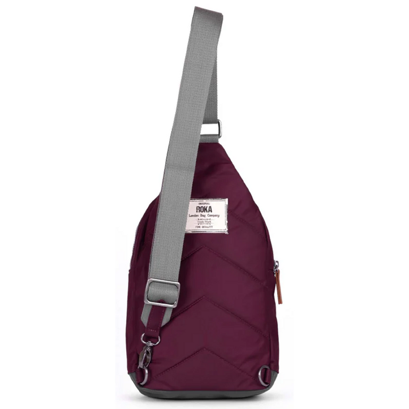 Roka Willesden B Recycled Nylon Plum Bag