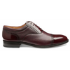 Loake Woodstock Burgundy Grain Calf/Polished Leather Shoes