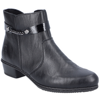 Rieker Y0783-00 (Lottie) Black Boots