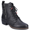 Rieker Y0800-00 (Laura) Black Boots