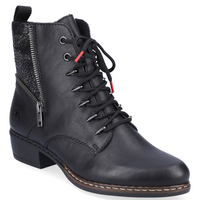 Rieker Y0800-00 (Laura) Black Boots