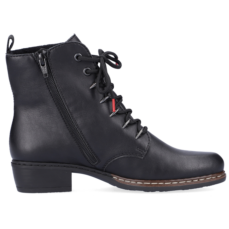 Rieker Y0800-00 (Laura) Black Boots