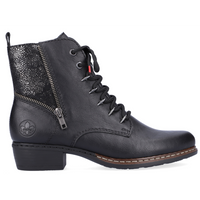 Rieker Y0800-00 (Laura) Black Boots