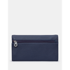 Yoshi Hudson Flap Over Navy Leather Purse