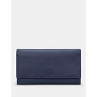 Yoshi Hudson Flap Over Navy Leather Purse